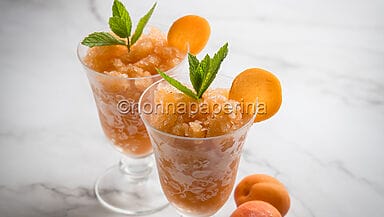 Granita di albicocche e limone