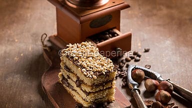 Pan di Spagna con crema al caffè