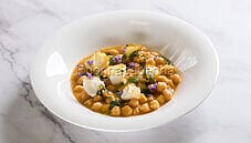 Zuppa di ceci e baccalà, un primo piatto rinforzato Zuppa di ceci e baccalà, un primo piatto rinforzato