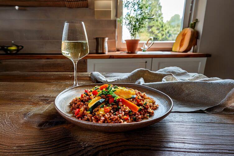 insalata di riso rosso