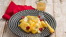 Ananas arrostito con arancia