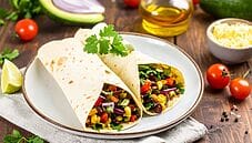 Burrito vegetariano