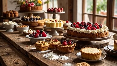 Carrellata di dolci senza lattosio