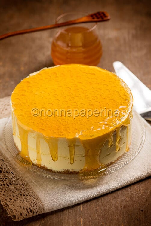Cheesecake al miele Cheesecake al miele