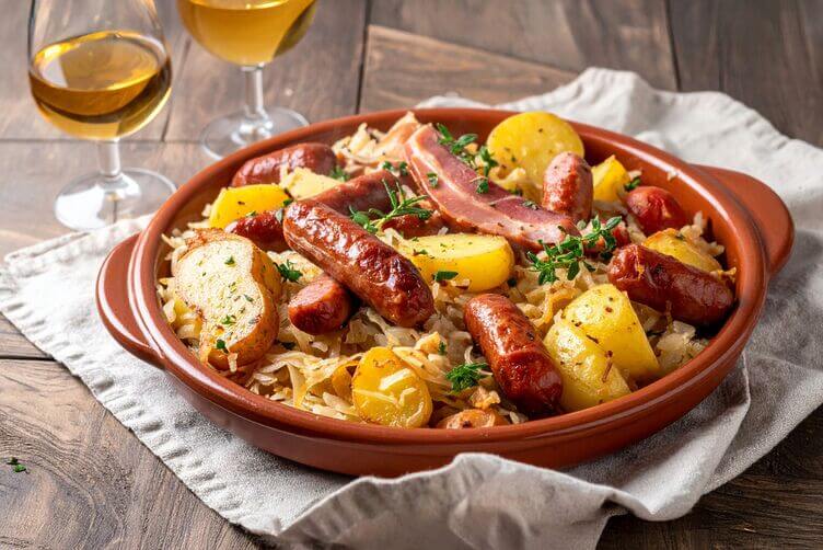 Choucroute alsaziana