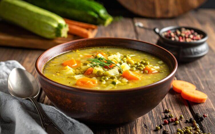 Dahl leggero di fagioli mung