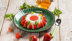 Panna cotta alle fragole
