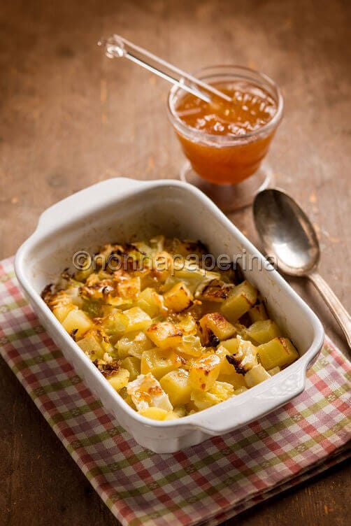 Patate e verze al forno