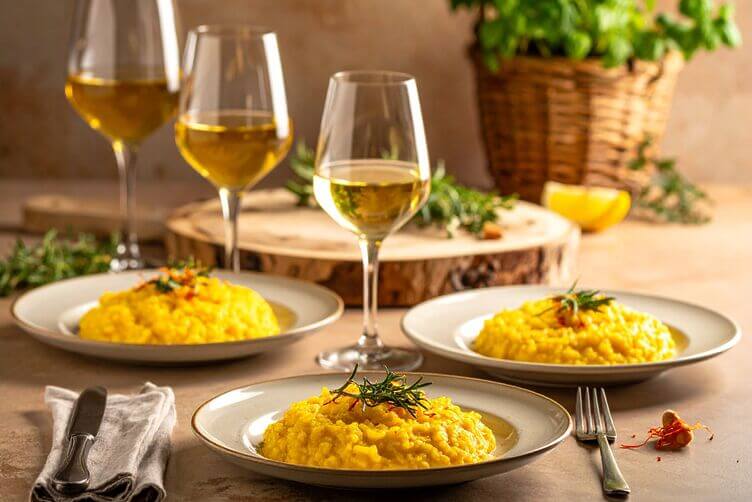Ricette con risotto allo zafferano - risotto alla milanese Ricette con risotto allo zafferano