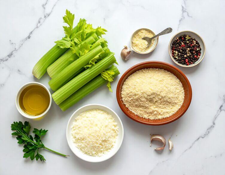 Ingredienti sedano gratinato al forno Sedano gratinato al forno