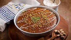 Ravani torta greca di semolino