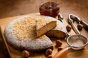Torta langarola di nocciole, dal Piemonte un dolce squisito senza glutine e lattosio