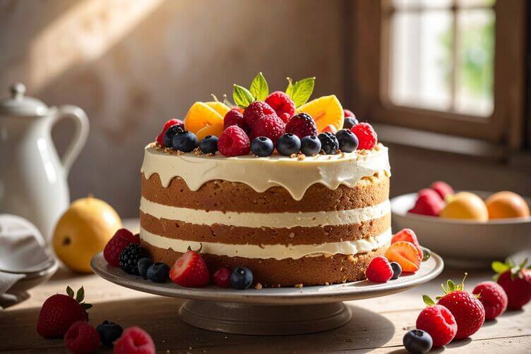 Torta soffice senza glutine e lattosio