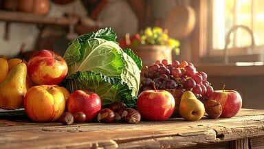 frutta e verdura autunnali