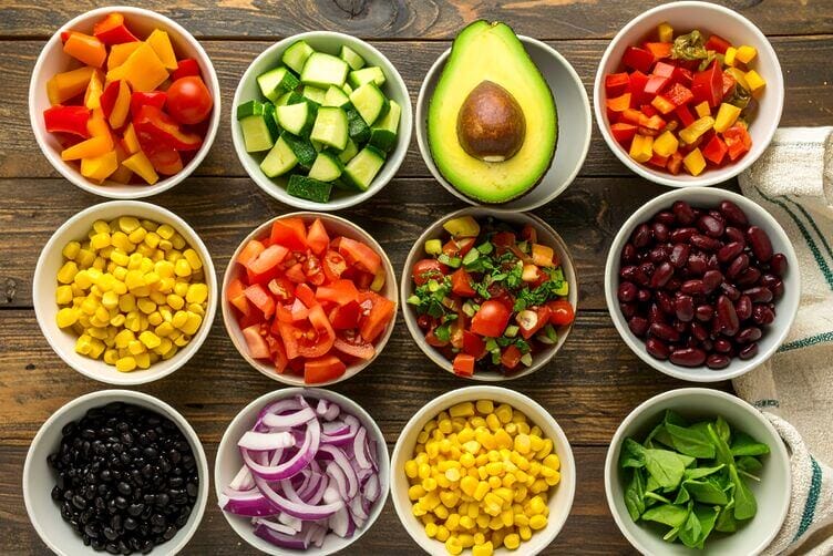 ingredienti possibili burrito vegetariano