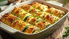 Involtini di zucchine al forno