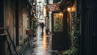 Crying Café in Giappone negative people only-