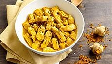 Straccetti di pollo alle mandorle