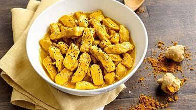 Straccetti di pollo alle mandorle