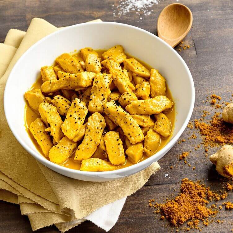 straccetti di pollo alle mandorle 