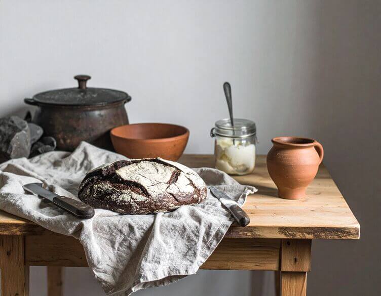 rúgbrauð, il pane scurissimo di segale