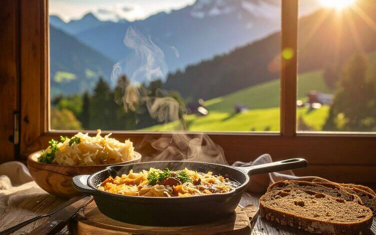 Gröstl in malga Gröstl in malga