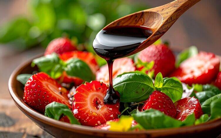 shrub di fragole e aceto balsamico