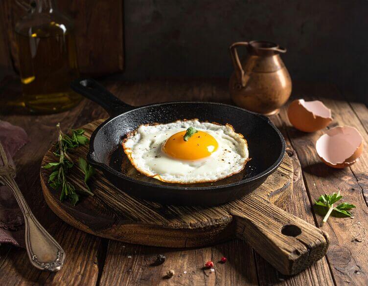 uova all'occhio di bue