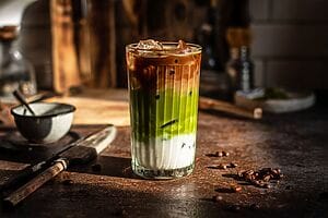 Dirty matcha coffee: la bevanda cosmopolita!