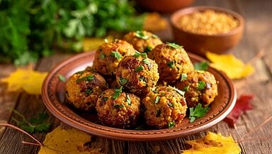 Polpette di ceci al fieno greco or