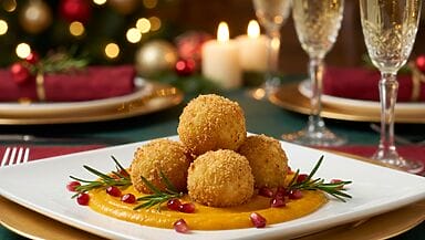 Sfere croccanti di besciamella al Grana Padano