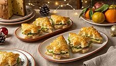 Alberelli di sfoglia salati: antipasto di Natale veloce Alberelli di sfoglia salati: antipasto di Natale veloce