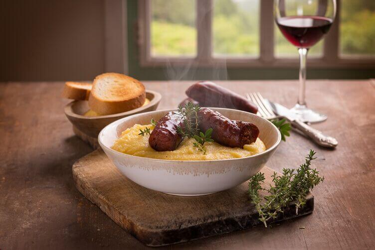 figatelli con polenta