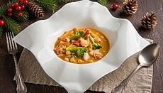 minestra di astice e ceci