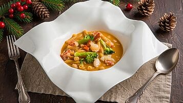 minestra di astice e ceci