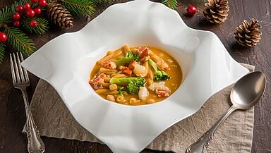 minestra di astice e ceci