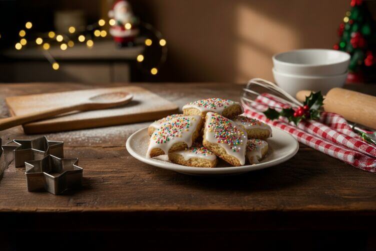 papassini artigianali glassati natale