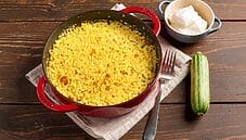 Sartou di riso con zucchine e mozzarella: troppo buono Sartou di riso con zucchine e mozzarella: troppo buono