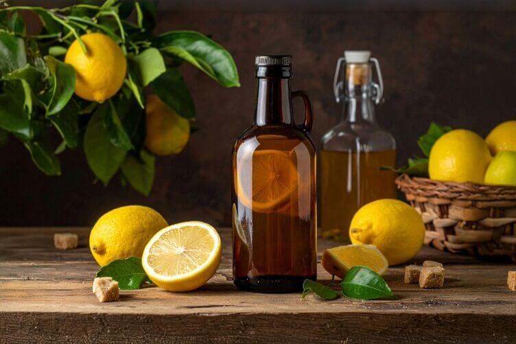 Shrub, il sapore antico che torna: guida completa tra storia e mixology shrub fatto in casa con limone aceto di mele e zucchero di canna