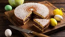 Torta caffè e Nutella: dolce senza glutine e lattosio Torta caffè e Nutella: dolce senza glutine e lattosio