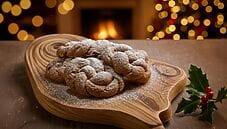 Moustokouloura kotsida: biscotti greci intrecciati al mosto