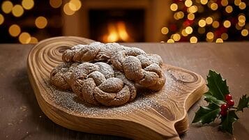 Moustokouloura kotsida: biscotti greci intrecciati al mosto