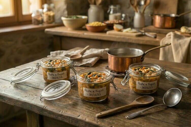 Pasta one pot invernale inb contenitori