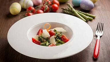 Sauté di asparagi con pinoli di cedro