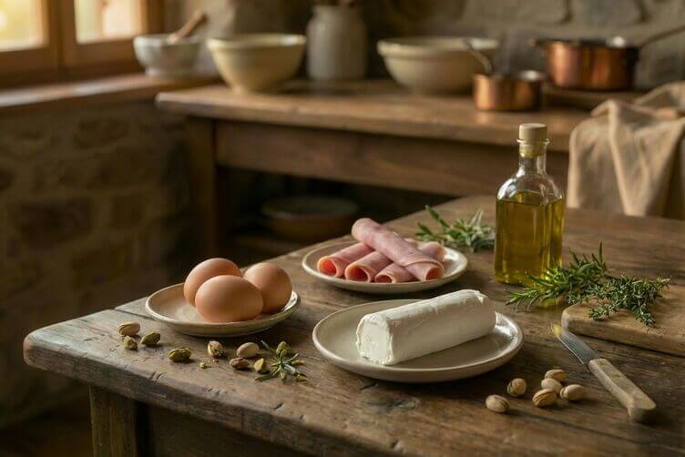 Uova sode ripiene con crema di prosciutto di York ingredienti Uova sode ripiene con crema di prosciutto di York ingredienti