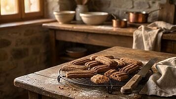 biscotti con caffè di cicoria