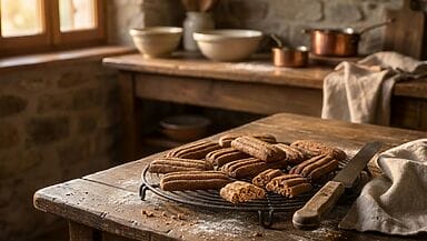 biscotti con caffè di cicoria
