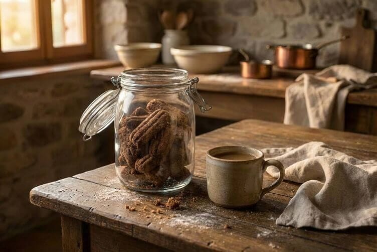 biscotti con caffè di cicoria colazione biscotti con caffè di cicoria colazione