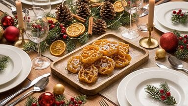 cartellate tavola di natale