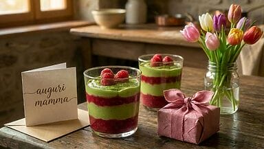 crema al tè matcha festa della mamma
